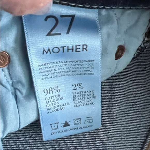 MOTHER Denim Women's The Looker Skinny Jeans in Flowers From the Storm Size 27 - Picture 8 of 9